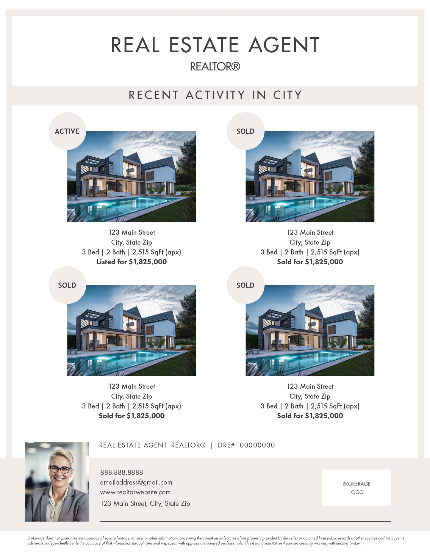 Luxury Property Doorknocking Flyer