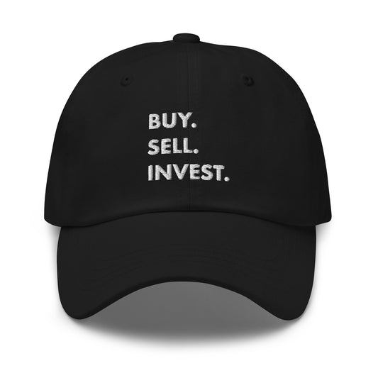 Buy Sell Invest Dad Hat